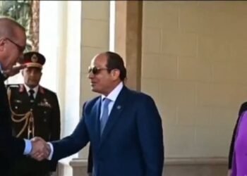 الرئيس السيسي يستقبل نظيره التركي رجب طيب أردوغان بقصر الاتحادية