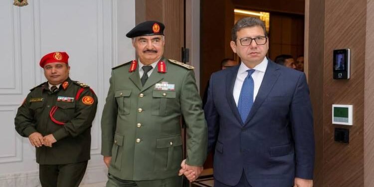 رئيس المخابرات العامة المصرية يلتقي القائد العام للجيش الليبي في بنغازي