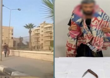 القبض على مهتز نفسي في الإسماعيلية حاملا سلاحا أبيض ومعرضا حياة المواطنين للخطر