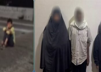 ضبط عاطل وسيدة أجبرا صغيرا على الجلوس بالطريق العام للتسول بالإسماعيلية