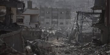 عمليات نسف إسرائيلية متكررة في المناطق الشرقية لخان يونس بغزة