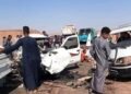 5 وفيات و4 مصابين في حادث تصادم بطريق إدفو بأسوان
