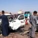 5 وفيات و4 مصابين في حادث تصادم بطريق إدفو بأسوان
