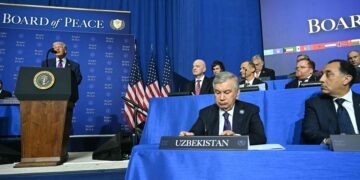 خلال اجتماع مجلس السلام