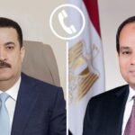 الرئيس السيسي يؤكد لرئيس الوزراء العراقي دعم مصر لسيادة العراق ورفض المساس بأمنه