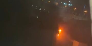 السيطرة على حريق بفندق ريستا في بورسعيد