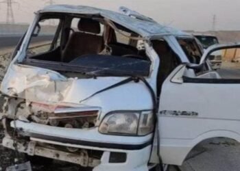 مصرع شخصين وإصابة 9 في انقلاب ميكروباص على الطريق الدائري الأوسطي