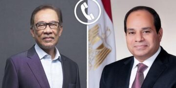 الرئيس السيسي يتلقى اتصالًا من رئيس وزراء ماليزيا لبحث الأوضاع الإقليمية