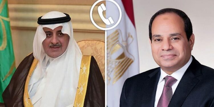 الرئيس السيسي يؤكد دعم مصر الكامل للسعودية خلال اتصال مع أمير تبوك