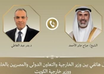 وزير الخارجية يشكر نظيره الكويتي على إحالة مذكرة بشأن مقال لأحد الأشخاص إلى النائب العام الكويتي