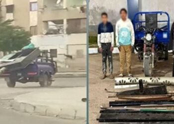 الداخلية تكشف ملابسات سرقة لافتة إعلانية بعد سقوطها بسبب الطقس بالشرقية