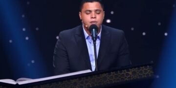 السيسي يكرم محمد كامل لفوزه بالمركز الأول في مسابقة دولة التلاوة بفرع المجود