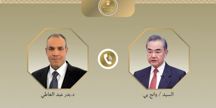 مصر والصين تؤكدان تعزيز التعاون وضرورة خفض التوتر الإقليمي