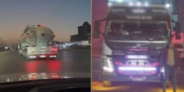 القبض على قائد سيارة نقل لسيره برعونة واصطدامه بملاكي خلال سيرها بالقاهرة