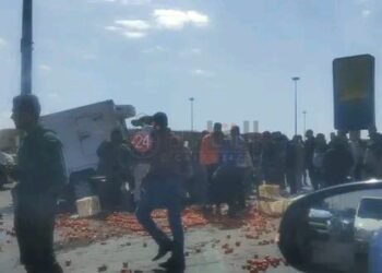 تفاصيل حادث تصادم 4 سيارات بالشرقية وانتقال الإسعاف لنقل المصابين