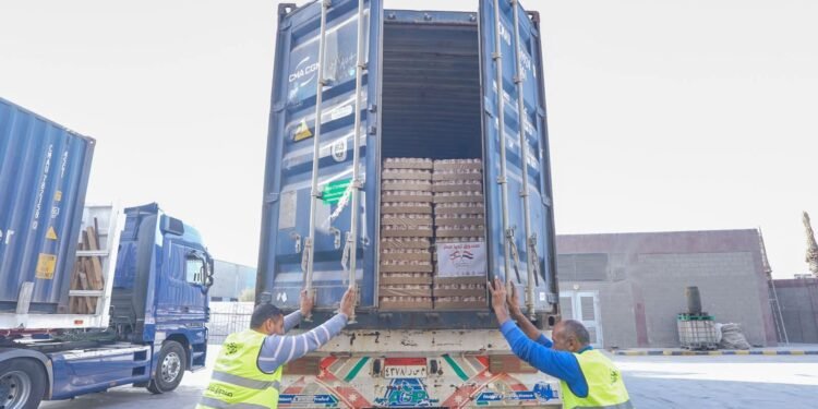 مصر ترسل ما يصل إلى نحو 1000 طن من المساعدات الإغاثية العاجلة إلى لبنان الشقيق