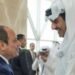 أمير قطر يستقبل الرئيس السيسي في الدوحة
