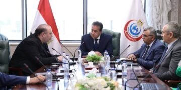وزير الصحة يبحث مع "إنفينشور" تنفيذ المدينة الطبية بالعاصمة الإدارية الجديدة