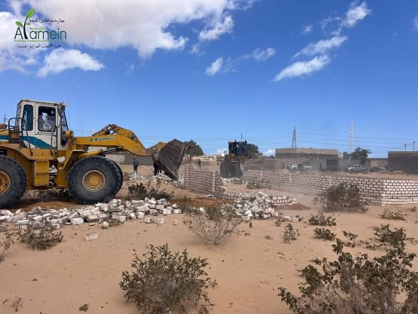 مدينة العلمين الجديدة تنفذ 22 قرار إزالة للتعديات على أراضي الدولة