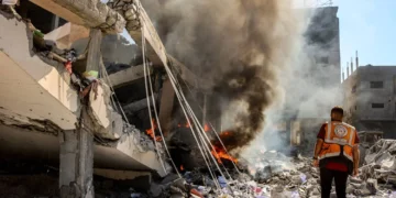 إصابة 6 فلسطينيين في قصف إسرائيلي على شمال غزة