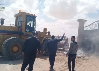 مدينة العلمين الجديدة تنفذ 22 قرار إزالة للتعديات على أراضي الدولة