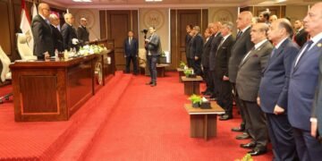 أعضاء النيابة الجدد يؤدون اليمين القانونية أمام وزير العدل