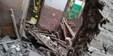 مصرع شخصين وإنقاذ 8 في انهيار جزئي لعقار بمنطقة الجمالية