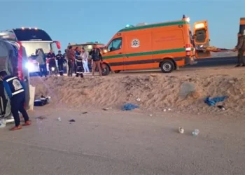 إصابة 20 بينهم طلاب في تصادم أتوبيس مدرسة بكرداسة