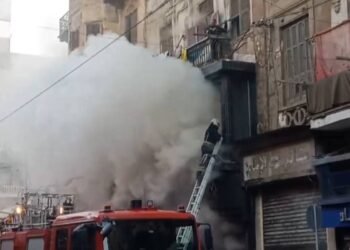 السيطرة على حريق محل أجهزة كهربائية بشارع السبع بنات بالإسكندرية