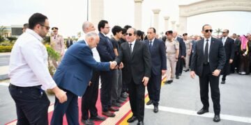 الرئيس السيسي يتقدم مشيعي جنازة اللواء كمال مدبولي والد رئيس الوزراء