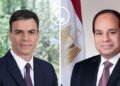 السيسي ورئيس وزراء إسبانيا يبحثان سبل وقف الحرب