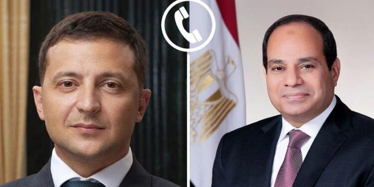 الرئيس الأوكراني يعرب عن تقديره للمساعي المصرية الرامية لتحقيق التهدئة والحفاظ على الاستقرار الإقليمي