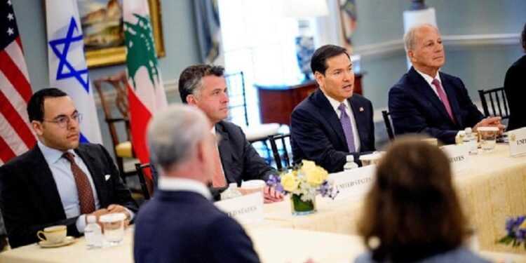 انتهاء جولة المفاوضات التمهيدية بين لبنان وإسرائيل برعاية أمريكية مكثفة