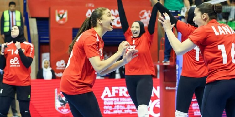 سيدات طائرة الأهلي يحصدن اللقب القاري الحادي عشر ويحققن خماسية تاريخية