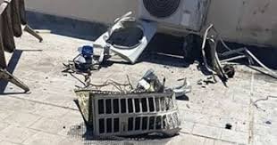 إصابة سيدة في انفجار تكييف أعلى المحكمة الكلية بالإسكندرية