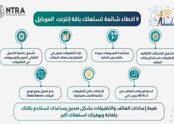 جهاز تنظيم الاتصالات: 7 أخطاء شائعة تستنزف باقة الإنترنت