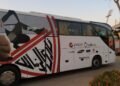 وصول حافلة الزمالك لاستاد القاهرة لمواجهة شباب بلوزداد