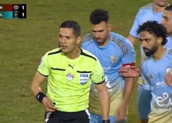 اول ظهور لــ محمود وفا بعد أزمة الأهلي.. وإدارة مباراة غزل المحلة وبتروجت