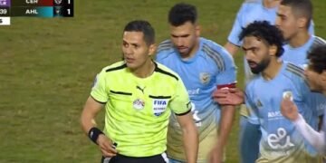 اول ظهور لــ محمود وفا بعد أزمة الأهلي.. وإدارة مباراة غزل المحلة وبتروجت