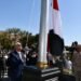 محافظ جنوب سيناء يرفع علم مصر بطابا احتفالًا بذكرى التحرير