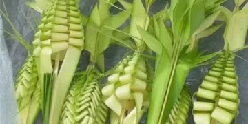 زعف النخيل يزين كنائس الإسكندرية احتفالاً بدخول المسيح أورشليم