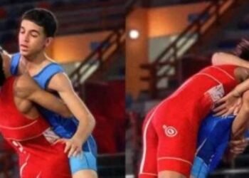 بحيلة ذكية.. “حسونة” يخطف ذهبية المصارعة الأفريقية من بطل تونس