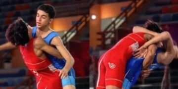 بحيلة ذكية.. “حسونة” يخطف ذهبية المصارعة الأفريقية من بطل تونس