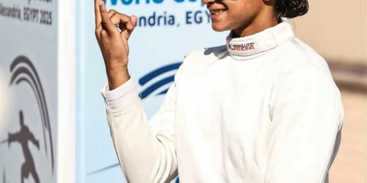 فريدة خليل تكتسح لاعبة إسرائيل وتتأهل لدور الـ32 ببطولة العالم للمبارزة