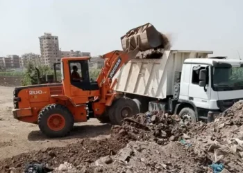 «التنمية المحلية والبيئة» ترفع 80 طن قمامة من العجيزي بطنطا