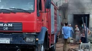 الحماية المدنية بالمنيا تسيطر على حريق هائل بمصنع “سمن” شهير  دون إصابات