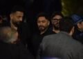 تامر حسني ومحمد فؤاد وإيهاب توفيق في عزاء هاني شاكر