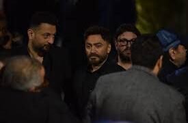 تامر حسني ومحمد فؤاد وإيهاب توفيق في عزاء هاني شاكر
