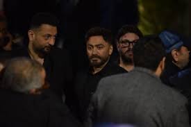 تامر حسني ومحمد فؤاد وإيهاب توفيق في عزاء هاني شاكر