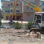 محافظ الجيزة يتابع أعمال تطهير الترع والمصارف ورفع المخلفات